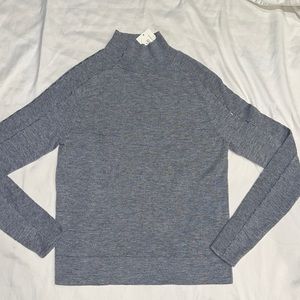 New Guess Marciano Knit High Collar Sweater Gray S